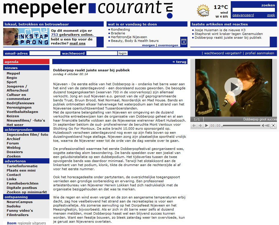 Bron: Meppelercourant.nl 04-10-2009